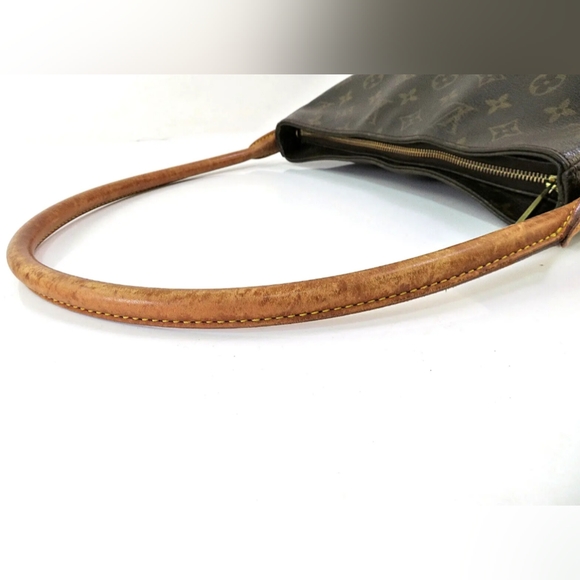 Authentic LOUIS VUITTON Looping GM Monogram Shoulder Tote Bag Purse - Picture 10 of 16